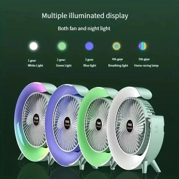 Compact Cooling Desktop Fan